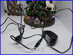 Retired Danbury Mint English Bulldog Lighted Christmas Tree Rare READ No Star Retired Danbury Mint English Bulldog Lighted Christmas Tree Rare READ No Star