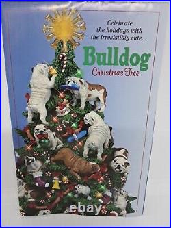 Retired Danbury Mint English Bulldog Lighted Christmas Tree Rare READ No Star Retired Danbury Mint English Bulldog Lighted Christmas Tree Rare READ No Star