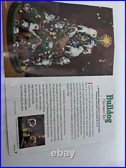 Retired Danbury Mint English Bulldog Lighted Christmas Tree Rare READ No Star Retired Danbury Mint English Bulldog Lighted Christmas Tree Rare READ No Star