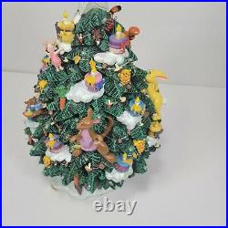 Retired Danbury Mint Winnie the Pooh Lighted Christmas Tree Tigger Disney Works