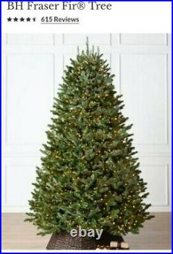 SALE! New Box Balsam Hill Fraser Fir 5.5 Ft Tree with clear lights