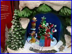 SEE VIDEO Disney Christmas Tree 17.5 Music Box LED Lights Xmas Decoration UPS