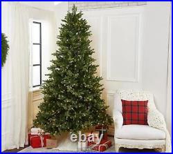 Scott Living 7.5 ft Pre-Lit Fir Christmas Tree with 600 Starry LED Lights Prelit