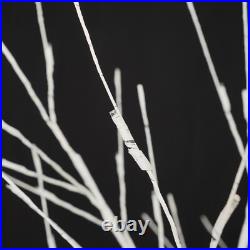 Set of 3 LED Birch Tree 4FT 6FT 8FT with Warm White Lights Christmas Decoration