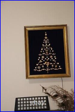 Spectacular Lighted Christmas Tree Jewelry Picture One-of-a-Kind 3-D Art