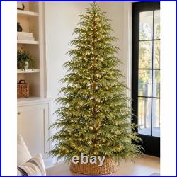 Stunning 7.5 Ft Christmas Cypress Tree 350 LED Lights for Indoor Festivities