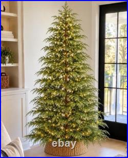Stunning 7.5 Ft Christmas Cypress Tree 350 LED Lights for Indoor Festivities