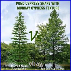 Stunning 7.5 Ft Christmas Cypress Tree 350 LED Lights for Indoor Festivities