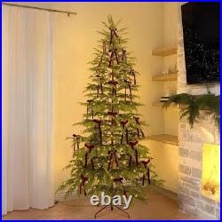 Stunning 7.5 Ft Christmas Cypress Tree 350 LED Lights for Indoor Festivities