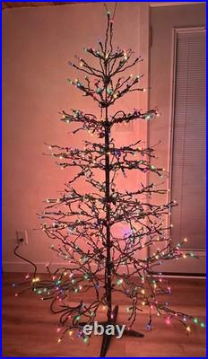 Target 6ft Lighted Twig Tree 600 Mini Super Bright Bulbs Style T72094-ZS