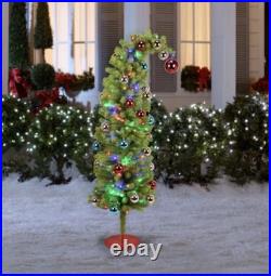 The Grinch 6Ft Tall Christmas Tree withTwinkling Multi Color LED Lights Dr Seuss