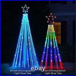 The Star Bright 6' Choreographed Light Show Christmas Tree