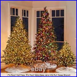The World's Best Prelit LED Light Noble Fir Christmas Tree (7.5' MEDIUM) WHITE