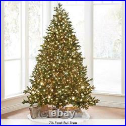 The World's Best Prelit Noble Fir (7.5' Slim) Clear Lights Christmas Tree
