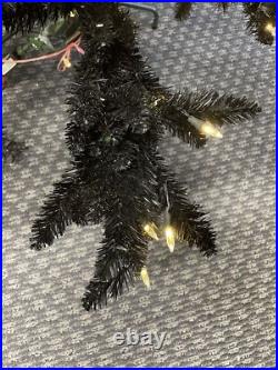 Treetopia BLACK 7 Ft Tree LED Clear Lights NEWithOpen Christmas New Year Halloween Treetopia BLACK 7 Ft Tree LED Clear Lights NEWithOpen Christmas New Year Halloween