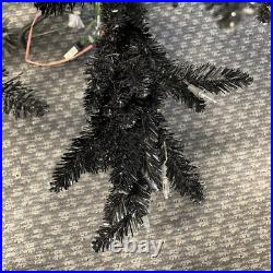 Treetopia BLACK 7 Ft Tree LED Clear Lights NEWithOpen Christmas New Year Halloween