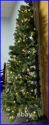 Treetopia Corner Christmas Tree NEWithOpen box 7.5 with clear LED Lights