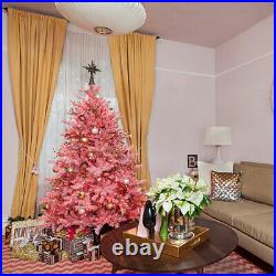 Treetopia Pink 6 Foot Prelit Christmas Tree with Pink Lights and Stand (Used)
