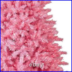 Treetopia Pink 6 Ft Artificial Christmas Tree with Lights and Stand (Open Box)