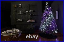 Twinkly App Control 7.5' prelit tree, 400L RGB+W With LED Lights