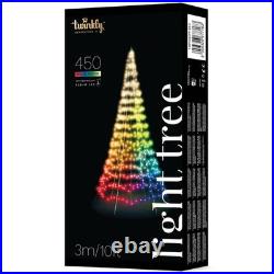 Twinkly Smart Light Christmas Tree 10ft 450 RGB+W LED Multi, App