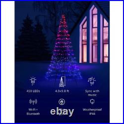 Twinkly Smart Light Christmas Tree 10ft 450 RGB+W LED Multi, App