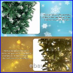 Upside Down Green Christmas Tree, Xmas Tree with LED Warm White Lights