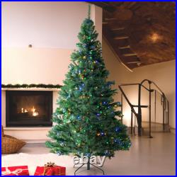 VEVOR 6.5/7.5FT Christmas Tree Prelit Holiday Decor Tree with 450/550 LED Lights