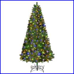 VEVOR Christmas Tree 7.2ft Xmas Tree with 470 Colorful LEDs & 11 Lighting Modes