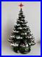 VINTAGE_20_Ceramic_Christmas_Tree_Snow_Flocked_Lights_Star_Base_Complete_Works_01_vgc