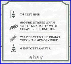 VIRAL My Texas House 7.5 Ft Pre Lit Cypress Tree Christmas 500 LED Lights Cedar VIRAL My Texas House 7.5 Ft Pre Lit Cypress Tree Christmas 500 LED Lights Cedar