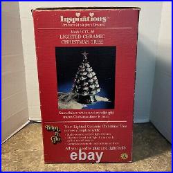 VTG LIGHTED MARCIA CERAMICS CHRISTMAS TREE 18 In Excellent Condition