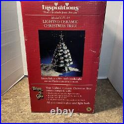 VTG LIGHTED MARCIA CERAMICS CHRISTMAS TREE 18 In Excellent Condition