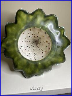VTG Light Up Ceramic Christmas Tree LG 21.5 inches Green Star Base Holland Mold VTG Light Up Ceramic Christmas Tree LG 21.5 inches Green Star Base Holland Mold
