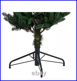 Valerie Parr Hill 7' Slim Christmas Tree with Stand 776 Tips Prelit 300 Lights New