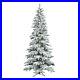 Vickerman_Slim_Utica_6_5_Foot_Flocked_Christmas_Tree_with_White_Light_Used_01_xhj