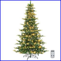 Vingli 7.5Ft Aspen Artificial Christmas Tree Multicolor Led Lights Pre-Lit