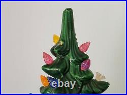 Vintage 1960-70's Ceramic Christmas Tree 22 ATLANTIC MOLD Original 200 lights