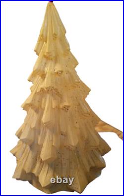 Vintage 1964 Econolite Twinkle Twee Glitter Celluloid Lighted Christmas Tree 18