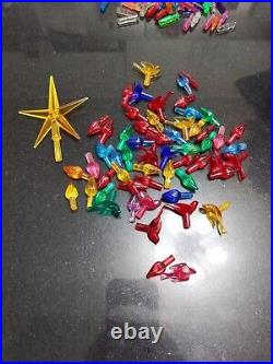 Vintage 1970's Atlantic Mold 18 Lighted Ceramic Christmas Tree With Base Extras Vintage 1970's Atlantic Mold 18 Lighted Ceramic Christmas Tree With Base Extras