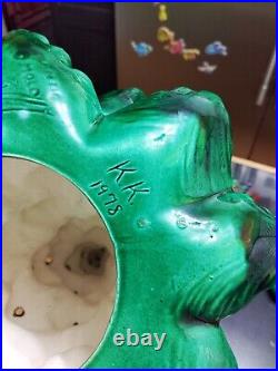 Vintage 1970's Atlantic Mold 18 Lighted Ceramic Christmas Tree With Base Extras Vintage 1970's Atlantic Mold 18 Lighted Ceramic Christmas Tree With Base Extras