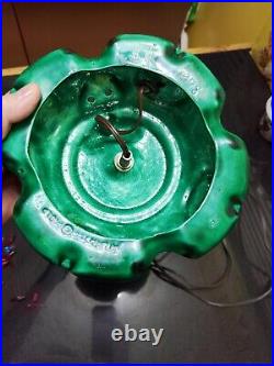 Vintage 1970's Atlantic Mold 18 Lighted Ceramic Christmas Tree With Base Extras Vintage 1970's Atlantic Mold 18 Lighted Ceramic Christmas Tree With Base Extras