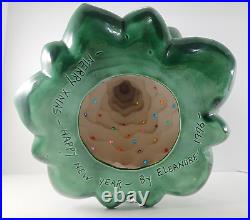 Vintage 1976 Lighted Ceramic Christmas Tree 18 With Base & Bulb BEAUTIFUL Clean Vintage 1976 Lighted Ceramic Christmas Tree 18 With Base & Bulb BEAUTIFUL Clean