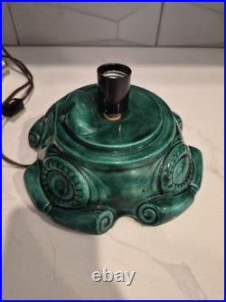 Vintage 1977 Atlantic Mold Ceramic 17 in. Lighted, Christmas Tree 12 Wide