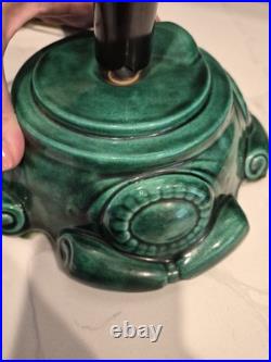 Vintage 1977 Atlantic Mold Ceramic 17 in. Lighted, Christmas Tree 12 Wide