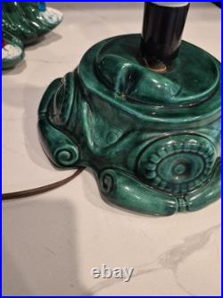 Vintage 1977 Atlantic Mold Ceramic 17 in. Lighted, Christmas Tree 12 Wide