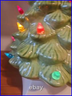 Vintage/Antique Porcelain Lighted Christmas Tree