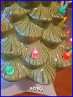 Vintage/Antique Porcelain Lighted Christmas Tree