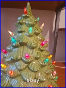 Vintage/Antique Porcelain Lighted Christmas Tree