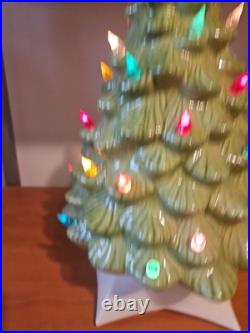 Vintage/Antique Porcelain Lighted Christmas Tree